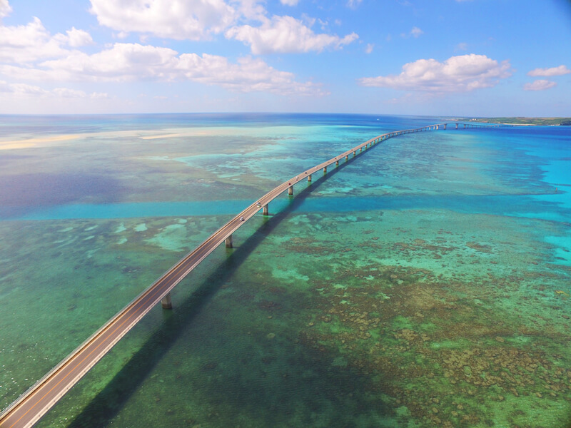 全長3km以上の伊良部大橋